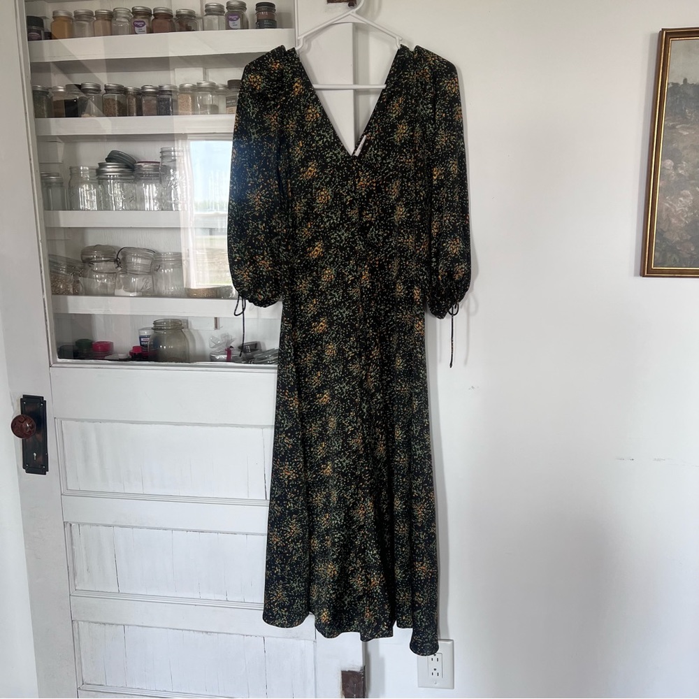 Floral midi dress